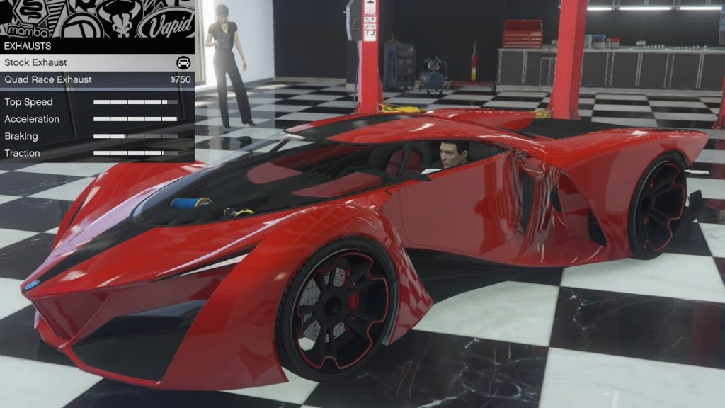fastest vehicles in gta 5 Grotti X80 Proto