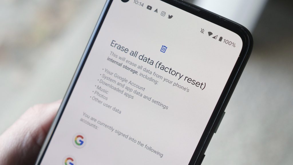Factory Reset Android
