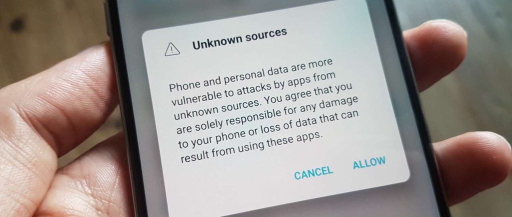 Avoid Installing Unverified Apps