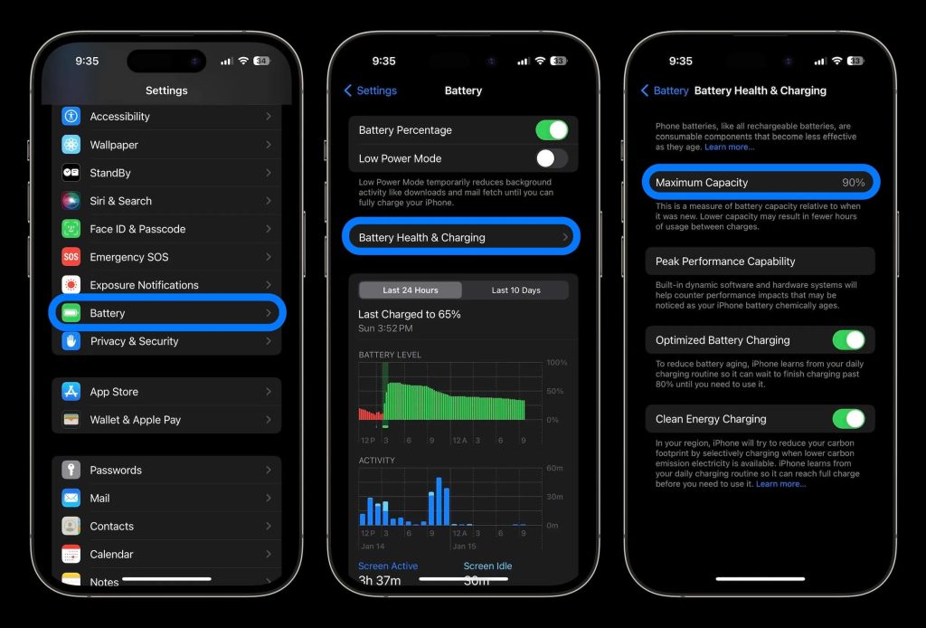 Monitoring Battery Health