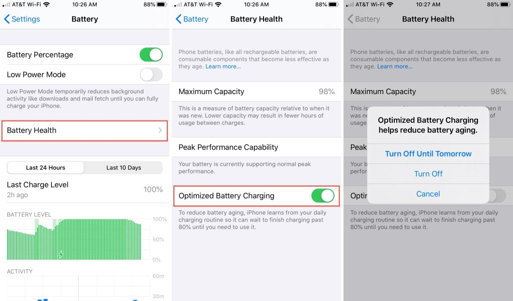 Turn Off Battery Optimization on iOS