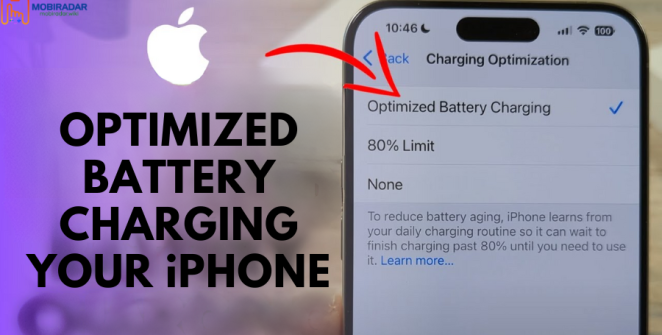 optimized battery charging your iphone thumb