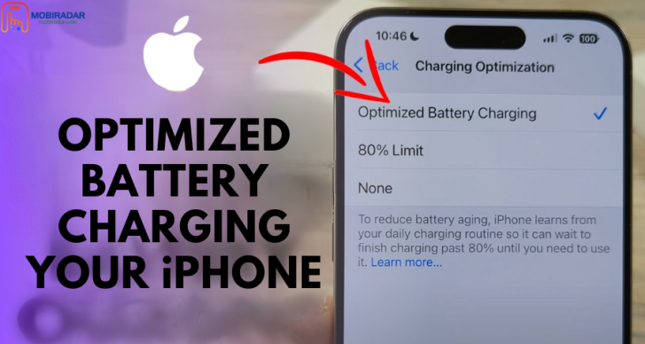 optimized battery charging your iphone thumb