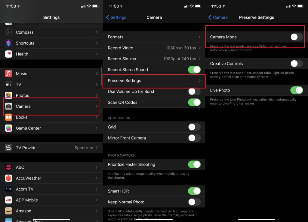 Settings Misconfiguration