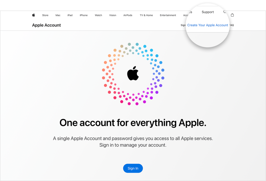 How to Create an iCloud Account via Apple's Website