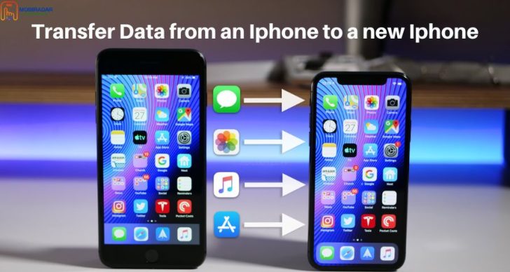 how to transfer data from an old iphone to a new iphone