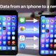 how to transfer data from an old iphone to a new iphone